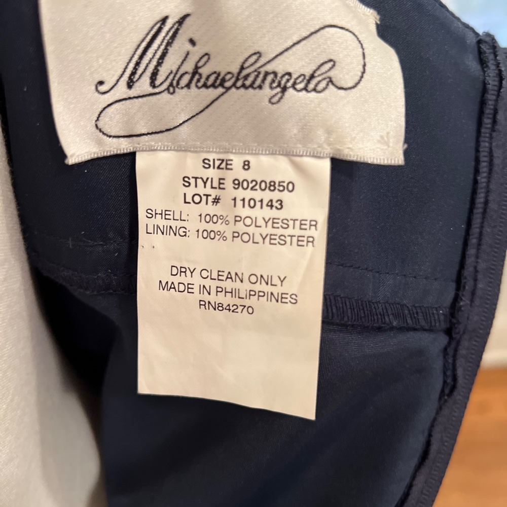 Micheal Angelo Navy Blue Formal / cocktail dress - Picture 6 of 6